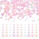 thumbnail image 1 of Uxcell 1000-Pack Perlas Sin Agujero 3-8MM Rosa, Púrpura, Blanca Cuentas Redondas ABS Falsas Sin Agujero para Manualidades, 1 of 7