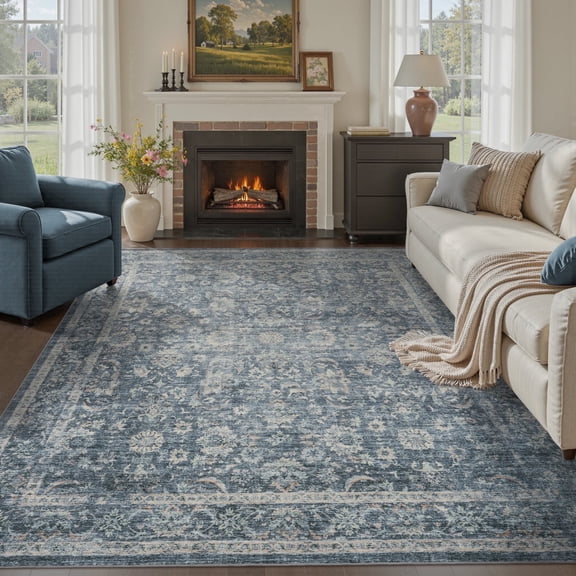 SIXHOME Area Rug Washable Rugs for Living Room Bedroom