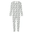 thumbnail image 5 of Lorytime Matching Valentine Pajamas for Couples Heart Crewneck Long Sleeve Tops with Pockets and Pants Mens Homewear, 5 of 8
