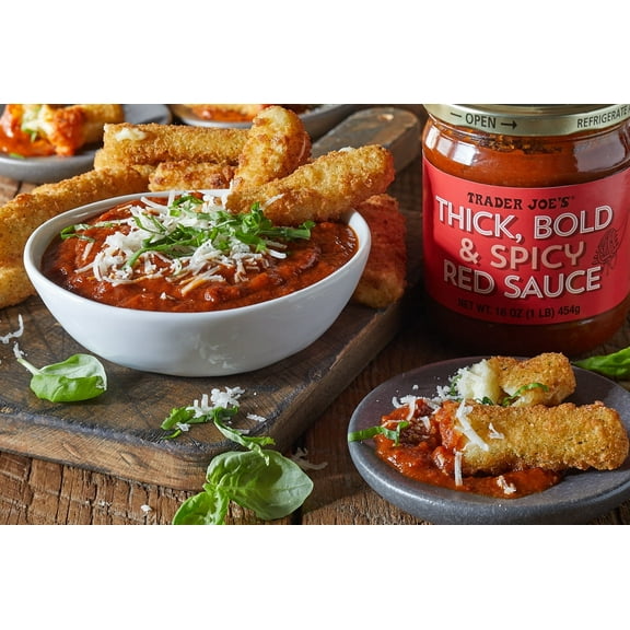 TJs Thick, Bold & Spicy Red Sauce 16 Oz - Pack of 2