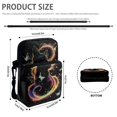 thumbnail image 6 of FUIALDOLG Crossbody Bag with Glowing Cat Butterfly, Zippered 2-Layer over Shoulder Bags for Women Crossbody Shoulder Bag, 6 of 8
