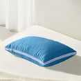 thumbnail image 5 of EazyTech Hotel Bed Pillow Queen Size for Back Side Stomach Sleepers - Ultra Soft & Supportive Down Alternative Filling Pillow with Breathable Fabric 20x30in Blue, 5 of 6