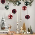 thumbnail image 5 of Milue Set of 6 Festival Honeycomb Paper Ornament for Christmas Tree Home Decoration, 5 of 14