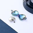 thumbnail image 5 of Personalize Stainless Steel Paw Print Heart Urn Pendant Cremation Jewelry for Dog Cat Ashes Urn Necklace Pet Memorial Jewelry Necklace that Opens inside, 5 of 7