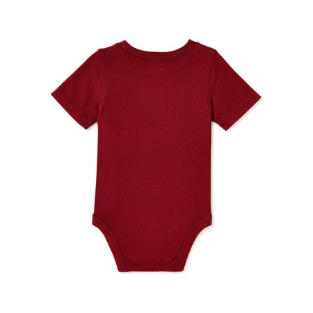 Garanimals Baby Boys "Yes, I'm This Handsome All The Time" Short Sleeve Bodysuit, 0/3M-24M