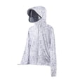 thumbnail image 2 of Sudadera con capucha de protección solar para mujer, camisas para el sol, transpirable, de secado rápido, delgada, UPF 50, camisa de refrigeración, ch , SM SunniMix Chaqueta de protección solar, 2 of 8