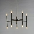 thumbnail image 4 of Maxim Rome - 10 Light Chandelier-Black Finish, 4 of 10