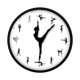 thumbnail image 3 of Reloj pared 30 cm, moderno, redondo, único, con movimiento silencioso, ideal para sala estar, estudio, habitación infantil, dormitorio y, 3 of 8