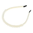 thumbnail image 1 of Ofertas Únicas 1 Pc Diadema Elegante de Perlas Falsas para Mujeres y Niñas 4.41" ID Tono Dorado Blanco, 1 of 4