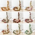 thumbnail image 2 of 2.5m Flores De Rosas Artificiales De Ratán Primavera Otoño Jardín Arco Para Boda Casa Decoración De La Habitación DIY Planta Vid 250cm, 2 of 4