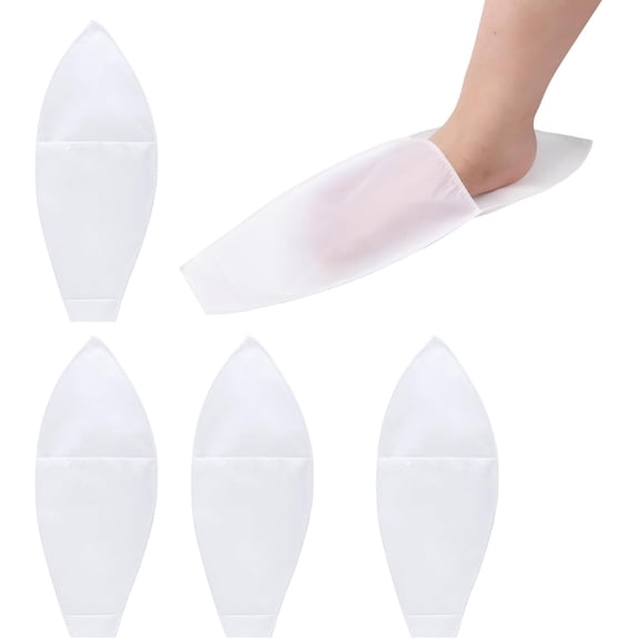 LZLINGMEI 4PCS Open Toe Compression Socks, Foot Gliders Donning Aid for Compression Stockings with Open Toe,Stocking Donning Aid, for Elderly, Disabled & Pregnant Women Taking Off Socks