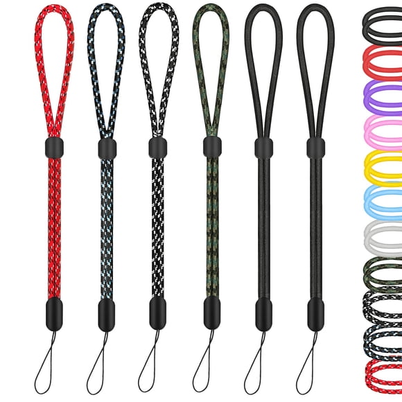 Correa Para Muñeca De Mano, Paquete De 6 Correas De Nailon Ajustables De 8 Pulgadas, Llavero Para Funda De Teléfono Celular, Soporte Para Airpods Pro 2 2022, Llave De Cámara, Unidad Usb Gopro, Guante