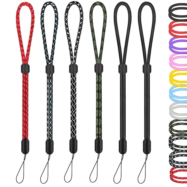 Correa Para Muñeca De Mano, Paquete De 6 Correas Ajustables De Nailon De 9,5 Pulgadas, Llavero Para Funda De Teléfono Celular, Soporte Para Airpods Pro 2 2022, Llave De Cámara, Unidad Usb Gopro, Guant