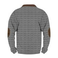 thumbnail image 4 of Blusas y camisas de manga larga con cuello redondo Sudadera con capucha de cuello redondo para hombre Jersey estampado Blusa de poliéster de manga larga para hombre, 4 of 4