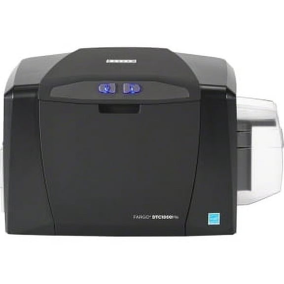 Fargo DTC 1000ME DYE Sublimation Monochrome Resin ID Card Printer LAN USB 053220 53220