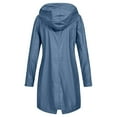 thumbnail image 3 of Ketyyh-chn99 Coats for Women 2023 Business Work Fall Coat Fashion Fall Coat Dark Blue,L, 3 of 3