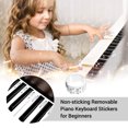 thumbnail image 4 of Riwcyla 61, Piano Note Chart Non,sticking Removable Piano Keyboard Stickers with Stave & Numbered Musical Notation for Beginners Piano Learning Practice, 4 of 6