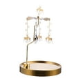 thumbnail image 1 of 1pc Romantic Candlestick Metal Candle Holder Table Decorative Adornment, 1 of 9