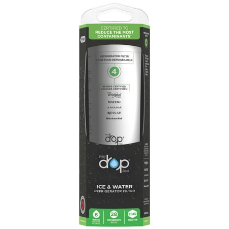 4396841 Refrigerator Water Filter - EveryDrop Refrigerator Water Filter 4 EDR4RXD1
