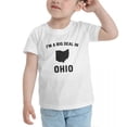 thumbnail image 3 of I'm A Big Deal in Ohio Cute Toddler T Shirts for Boys Girls (White, 3T), 3 of 5