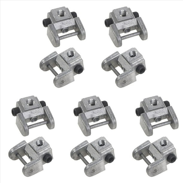 10 Uds. Kits de Conversión de Soportes para Hojas de de Calar, Adaptador Sin Clavija, Soportes de Hojas Superiores/Inferiores de Metal