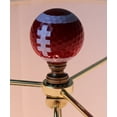 thumbnail image 4 of HomeConcept Football Lamp Finial, Brown with White Laces 2.25"h, 4 of 6