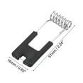 thumbnail image 2 of Unique Bargains 57x16mm Downlight Spring Clips 24 Pack Emitting Diode Recessed Lighting Accessories Securing Clamps Black, 2 of 6