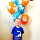 thumbnail image 5 of 100 globos de látex de 30 cm con estampado de dinosaurio, ideales para fiestas de cumpleaños, decoración (colores aleatorios)., 5 of 5
