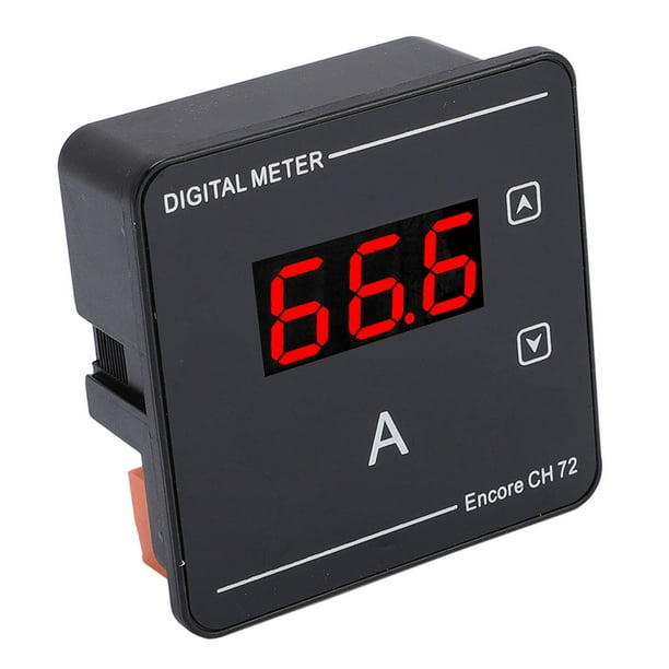 Medidor De Corriente CA Digital, Rango De Medición De Cables Pantalla LED Pantalla Retroiluminada Amperímetro CA Digital Alta Precisión Para Aparatos Eléctricos