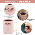 thumbnail image 3 of Bicolor wash cup Household toothbrush gargle Plastic thickened toothbrush cup with handle, 3 of 5