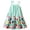 Green, variant on Toddler Sundress Pattern Toddler Girl Clothes Casual Cartoon Print Short Sleeve Dresses 2T 3T (Blue,2-3 Years)