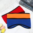 thumbnail image 3 of 1Pcs Headscarf Hair Sweat Women Girls Hair Bands Ear Muffs Headband Ear Warmer Winter Sweatband Running Headband WINE RED, 3 of 8