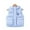 Sky Blue, variant on CSCHome Toddler Kids Boys Girls down Vest Outerwear 3-8Y Autumn Winter Puffer Waistcoats High Collar Zipper Hoodie Sleeveless Jacket Baby Thickened Warm Vest Waistcoats Coats