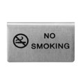 thumbnail image 1 of Panneau de Table Interdiction de Fumer en Acier Inoxydable pour la Maison (Argent), 1 of 6