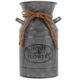 thumbnail image 1 of Nestingho Cubeta Decorativa De Metal Plateada Para Plantas Y Arreglo Floral, 1 of 6