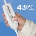 thumbnail image 5 of HealthWise Deluxe Heating Pad | Moist & Dry Heat | Four-Heat Settings | Sore Muscles | Soothing Warm Relief | Personal Size 12” x 15” | Safe, Automatic Shut Off, 5 of 8