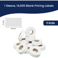 thumbnail image 3 of 1812 White Pricing Labels for Garvey 18-6 One Line Price Gun, 11 Rolls - 14,000, 3 of 7