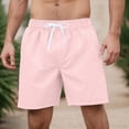 thumbnail image 2 of KPOPLK Mens Swim Trunks Quick Dry Board Shorts Breathable Hawaii Beach Shorts Swimwear Bathing Suits with Pockets(Pink,S), 2 of 9