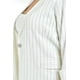 thumbnail image 4 of Blazer lino con líneas Roman Fashion /Tallas Extras, 2401 (Blanco líneas) blanco 36, 4 of 7