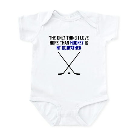 

CafePress - Hockey Godfather Body Suit - Baby Light Bodysuit Size Newborn - 24 Months