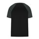 thumbnail image 5 of Tops para hombre, blusas y camisas de manga corta con cuello redondo para hombre, jersey de dos colores con bloques para hombre, camiseta deportiva informal de fitness, pijama, blusa de poliéster de m, 5 of 9