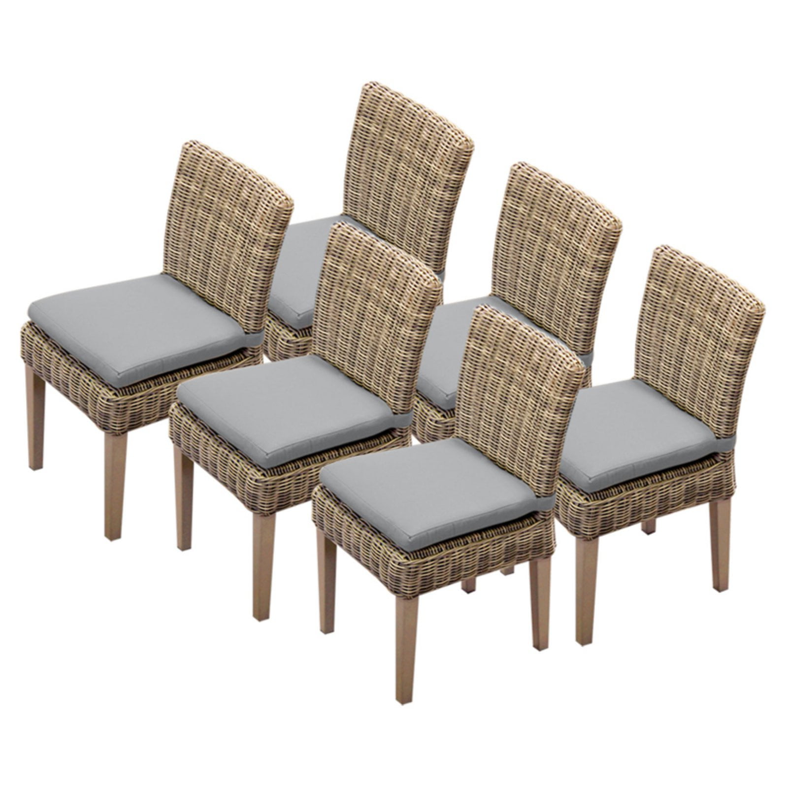 TK Classics Cape Cod Outdoor Dining Side Chair - Set of 6 with 12