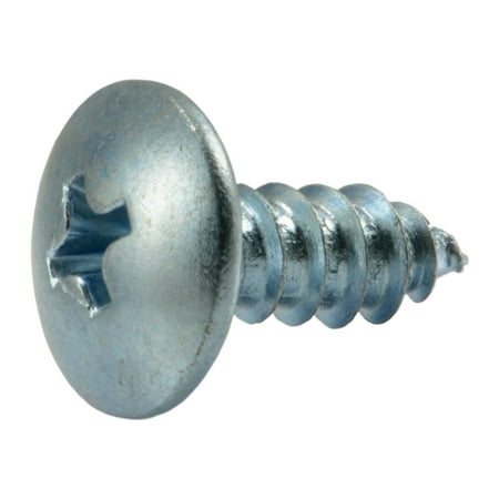 

#10 x 1/2 Zinc Plated Steel Phillips Truss Head Sheet Metal Screws (40 pcs.)