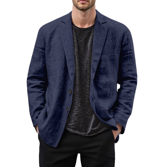 RUTAYY Men's Casual Business Shirts Solid Color Long Sleeve Turndown Collar Button Loose Fit Layer Wear Trendy Travel Tops