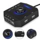 thumbnail image 3 of Adaptador de audio USB T10 Multi-Switch con tarjeta estéreo externa para auriculares y micrófono de 3,5 mm., 3 of 5