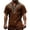 Brown, variant on Medieval Viking T-Shirt for Men Ethnic Printed Summer Boho Short Tee Retro V Neck Cotton Linen Beach Hippie Shirt