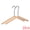 Black, variant on Unique Bargains 2Pcs Wood Space Saving Sleek Hangers Black