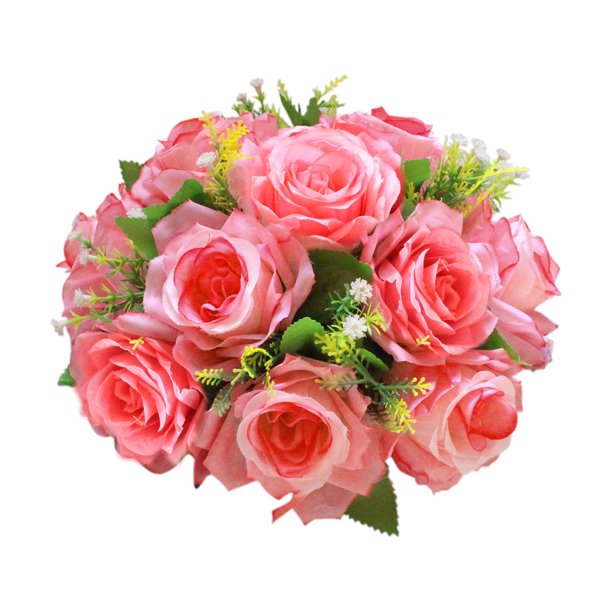 Simulación Rose Ball Bouquet Road Leadership Bouquet para Decoración de de Coche