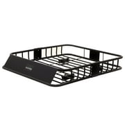 Elevate Outdoor 48.5in Roof Luggage Cargo Storage Rack with Wind Fairing