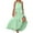 Mint Green, variant on Odbmxy Maxi Dresses for Women Plus Size Peplum Sleeveless Womens Dresses Pleated Fairy Party Loose Solid Color Dresses,Black L